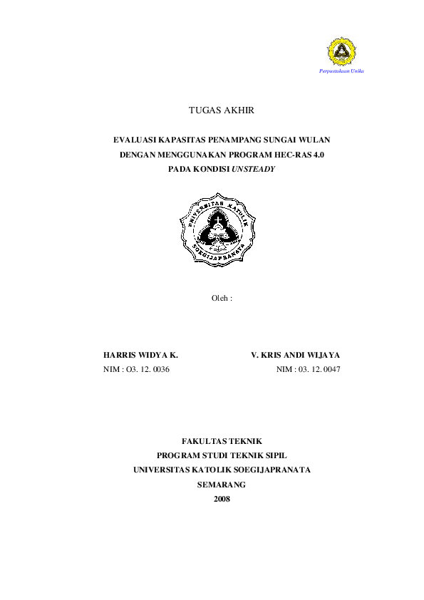 Contoh Proposal Normalisasi Sungai Pdf