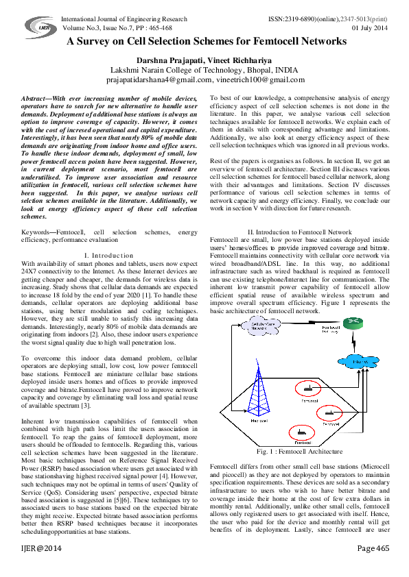Thesis on femtocell picture