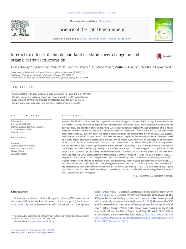 (PDF) Interaction effects of climate and land use/land cover change on ...