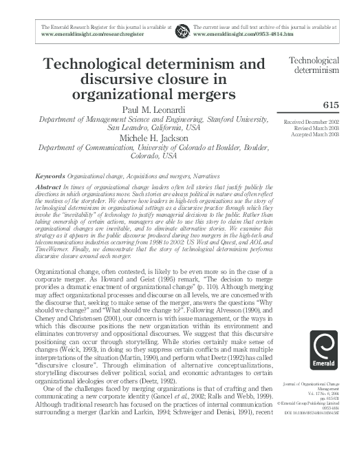 Technological determinism articles picture