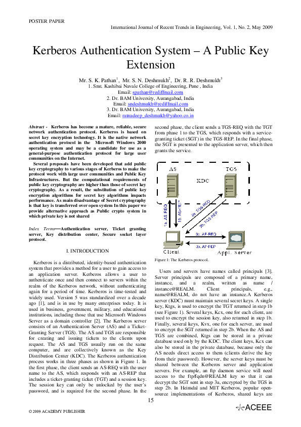 Essay about kerberos 07 image