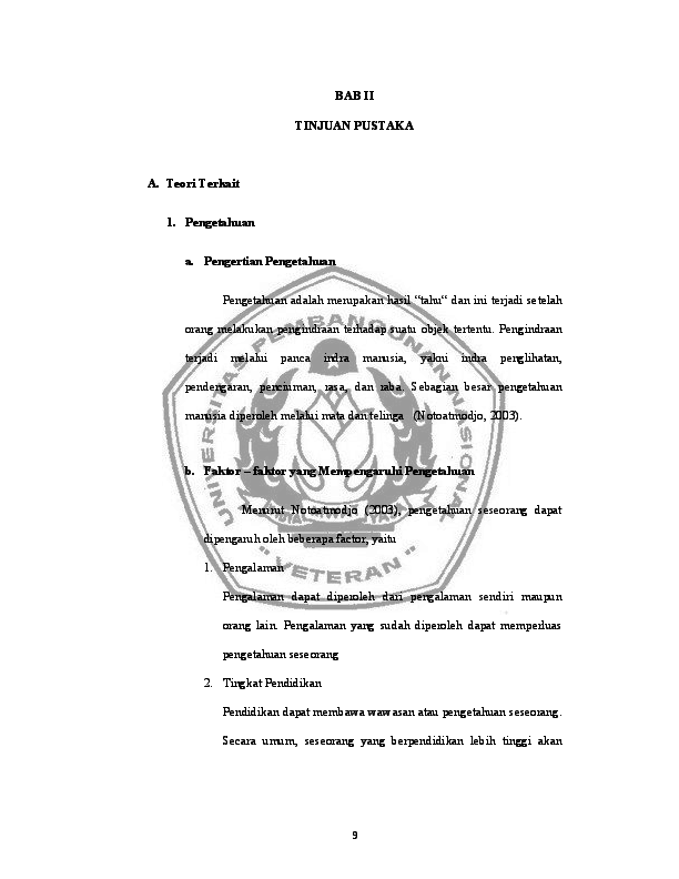 Pdf 9 Bab Ii Tinjuan Pustaka Agus Winano Academia Edu