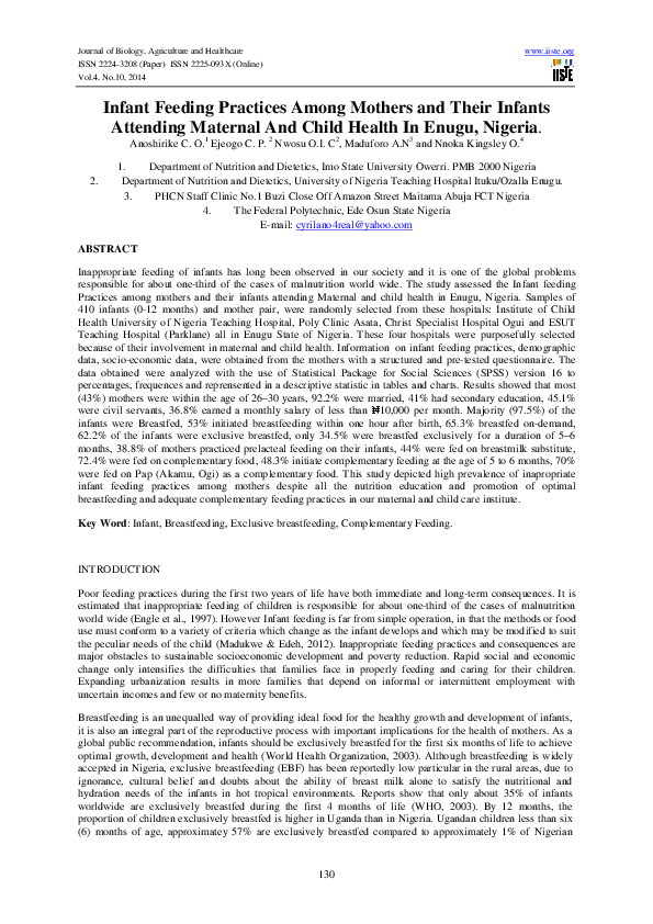 (PDF) IISTE international journals, 2014 edition Vol.7