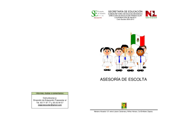 (PDF) SECRETARÍA DE EDUCACIÓN ASESORÍA DE ESCOLTA