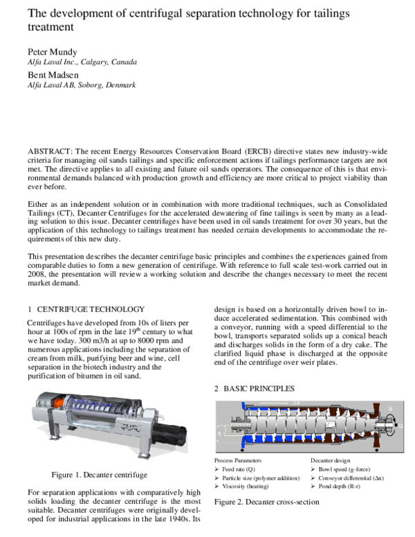 Parts of centrifuge image