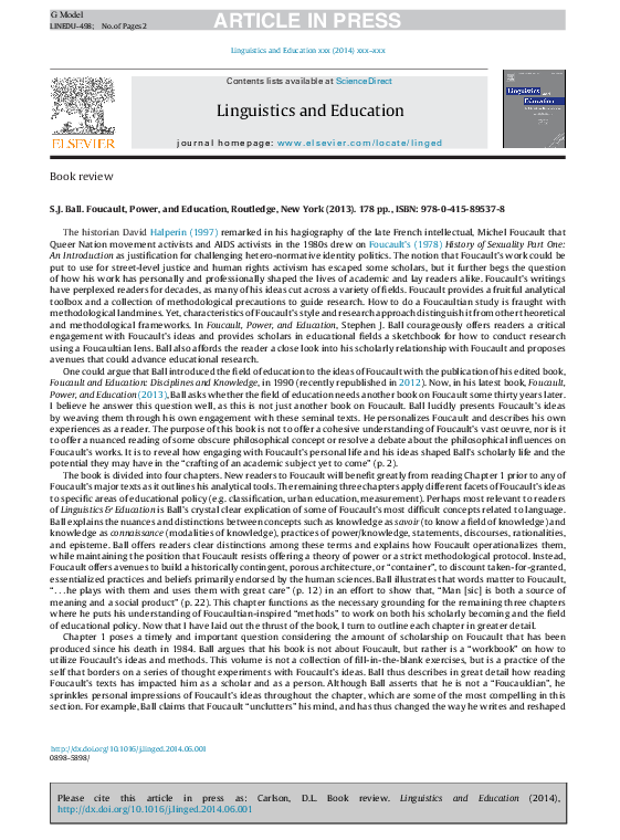 Linguistics education essay image