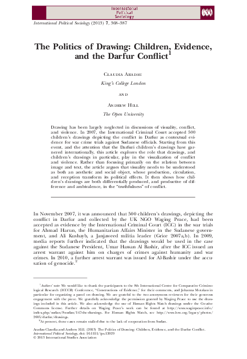 Darfur conflict essay image