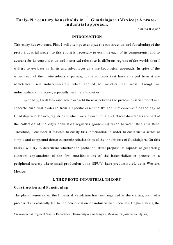 Protoindustrializacion picture