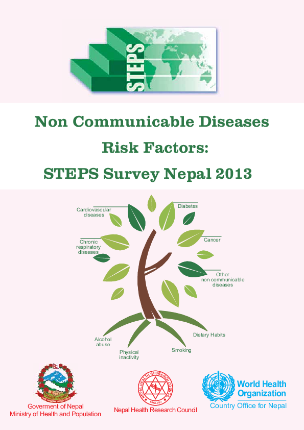 (PDF) Non Communicable Diseases Risk Factors: STEPS Survey Nepal 2013