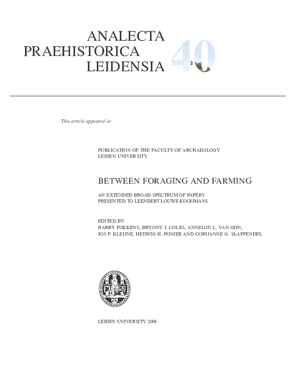 (PDF) Jan Hendrik Holwerda and the adoption of the threeage system in