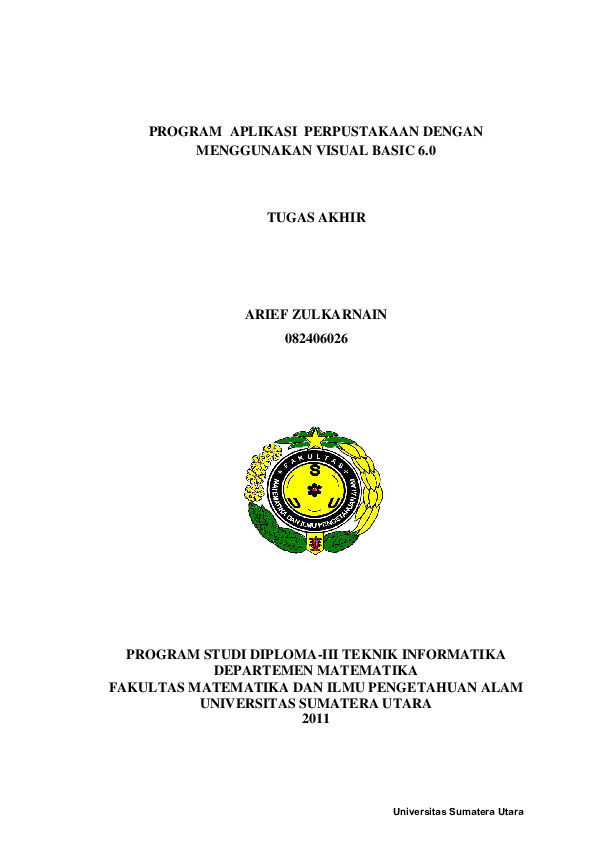 (PDF) PROGRAM APLIKASI PERPUSTAKAAN DENGAN MENGGUNAKAN