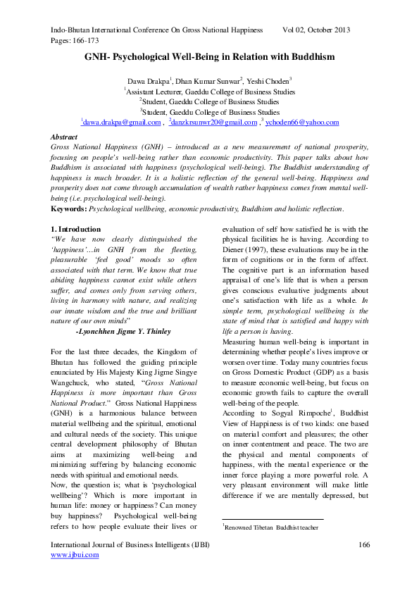 Gross national happiness image