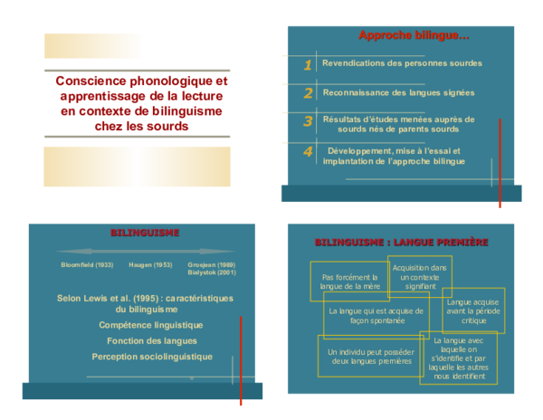 (PDF) «Conscience phonologique et apprentissage de la lecture en ...