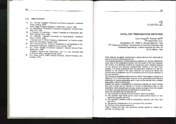 (PDF) Catalyst Preparation Methods