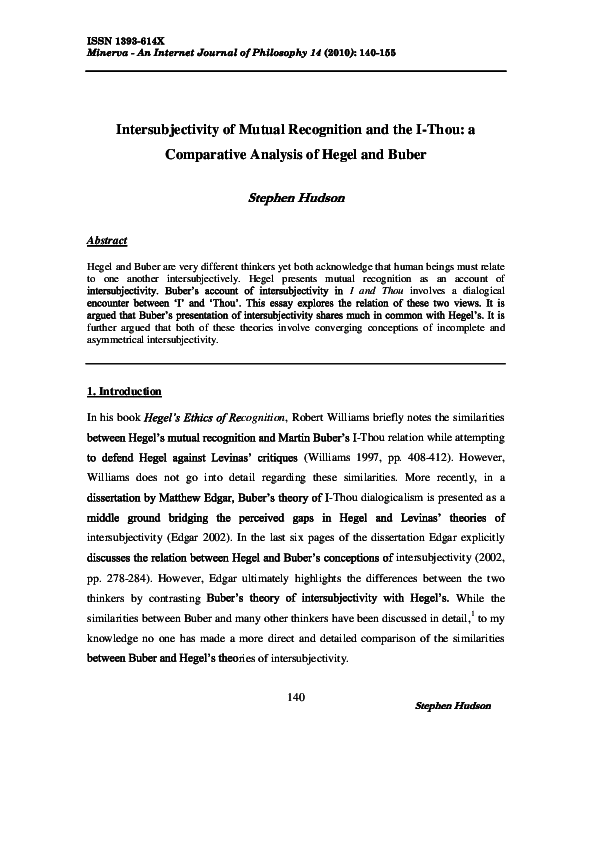 Hegel works chronology picture