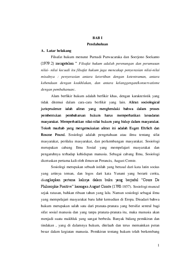 Aliran Sosiologi Hukum Hasliza Lubis Academia Edu