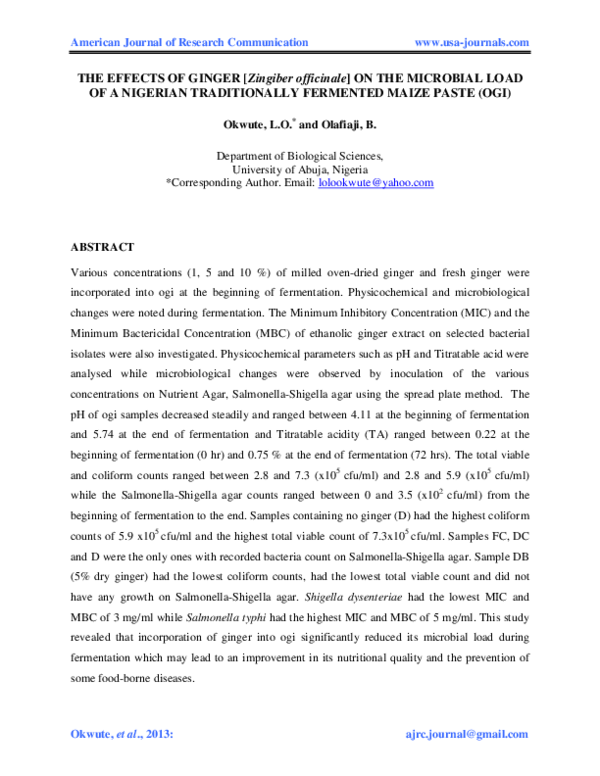 Studies about ginger in the philippines picture