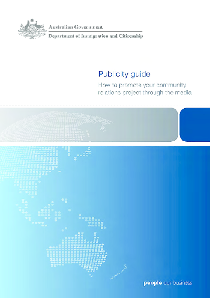 (PDF) Publicity guide: How to promote your community relations projects ...