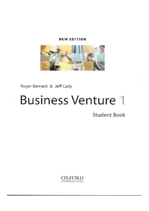 Business Venture 1 Student Book
