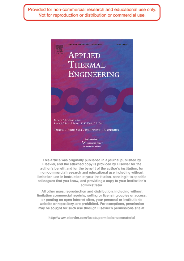(PDF) Performance evaluation of flat finned tube fin heat exchanger ...
