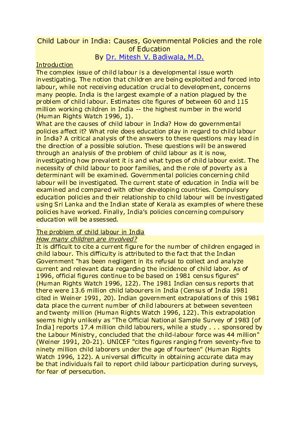 Child labour in fashion industry case study picture