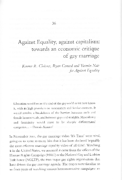 Against capitalism essay image