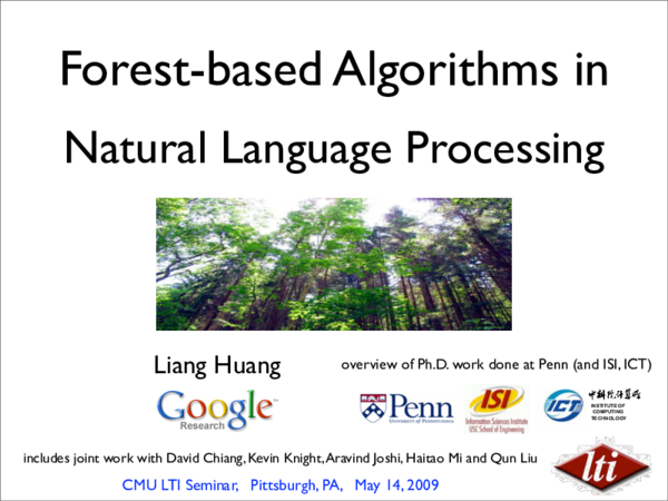 (PDF) Forest-based Algorithms in Natural Language Processing includes ...