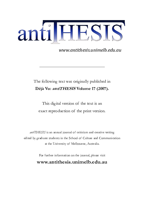 (PDF) Rem Koolhaas Content (Antithesis, 2007) Grace McQuilten