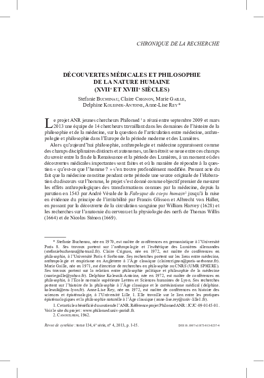 Les decouvertes Medicales au 18e siecles