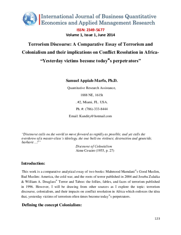 Terrorism today essay 07 picture