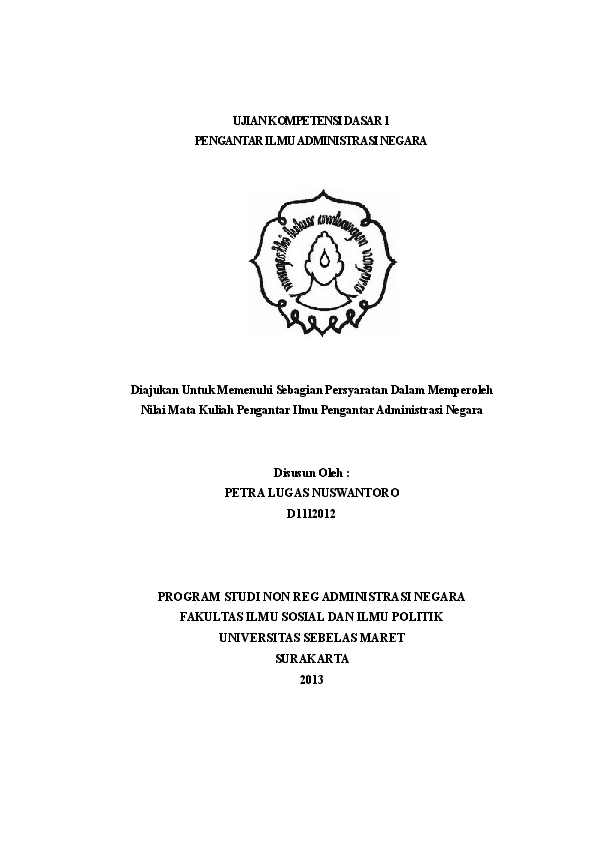 Doc Locus Dan Focus Administrasi Publik Petra Lugas Academia Edu