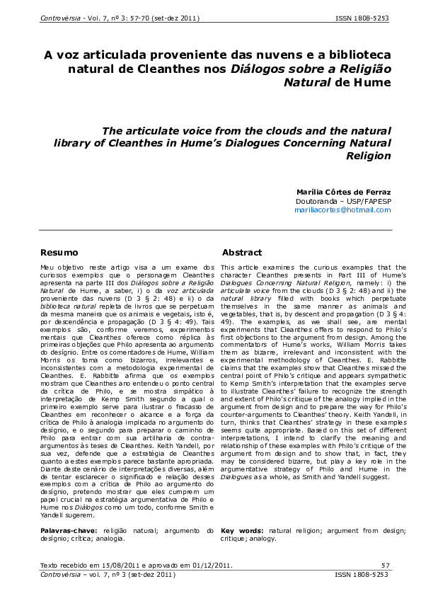 Cleanthes essay 02 picture