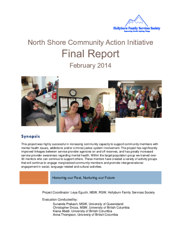 (PDF) HFSS Community Action Initiative Project Final Report
