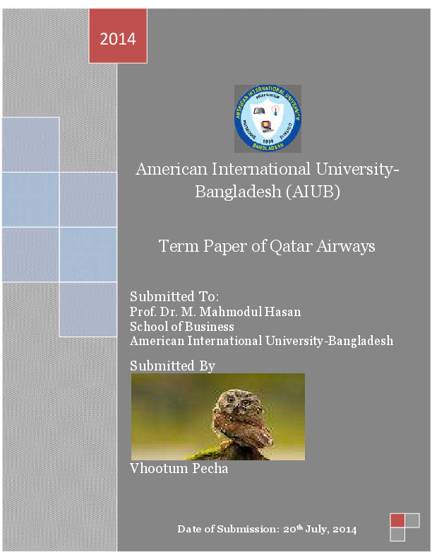 (PDF) Qatar Airways Mohammad istekher Academia.edu