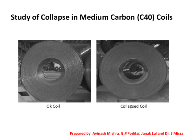 (PDF) Study of Collapse in Medium Carbon (C40) Coils Prepared by ...