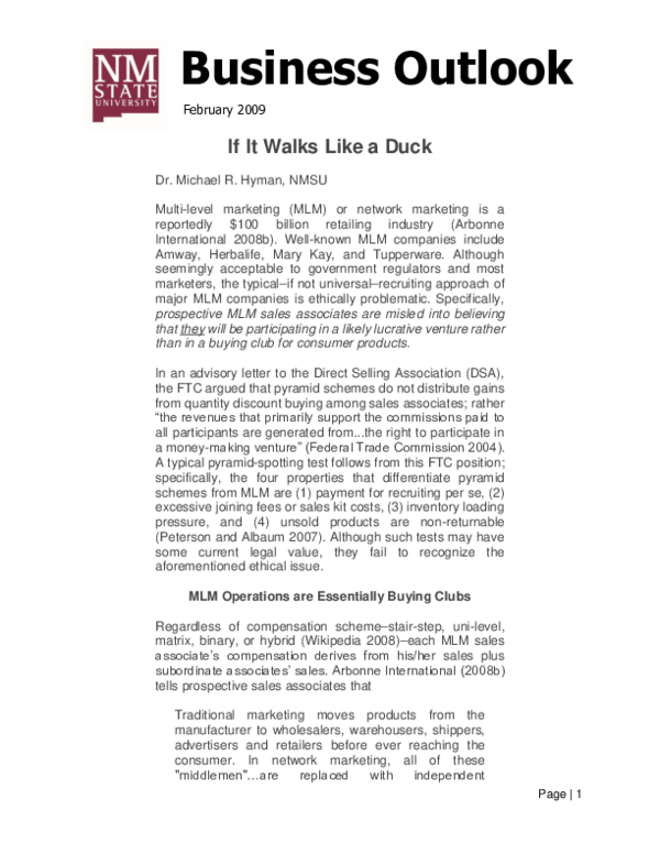 pdf if it walks like a duck