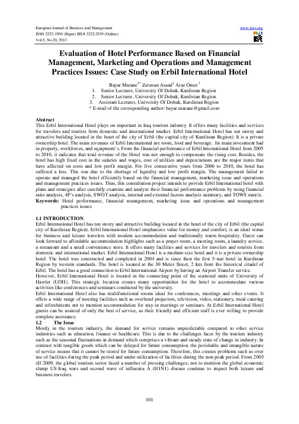 Case study of amanda hotel marketing essay 08 image