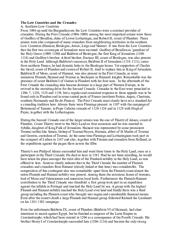 First page of “The Crusades: an encyclopedia”
