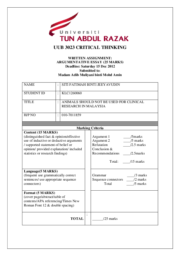 Ilm developing critical thinking assignment 05 picture