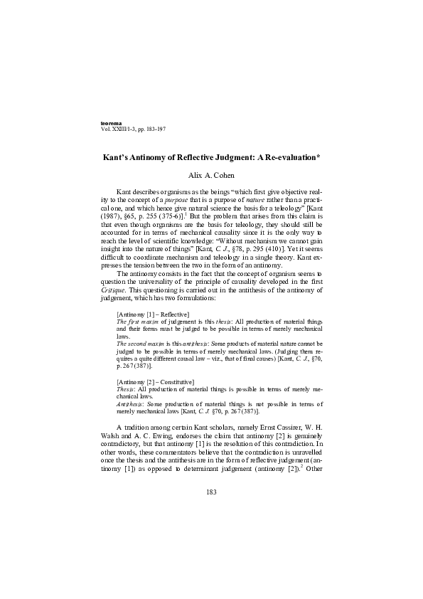 Kant and modern science picture