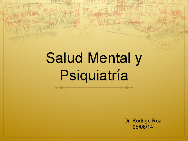 (PDF) Salud Mental y Psiquiatría