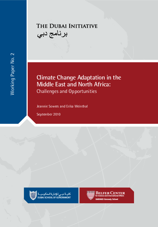 (PDF) Climate Change Adaptation in the Middle East and North Africa ...