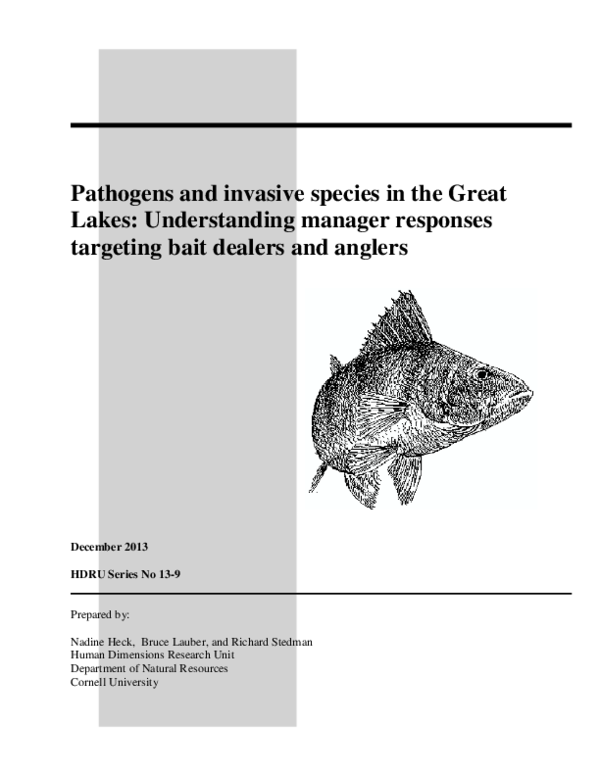 (PDF) Pathogens and Invasive Species in the Great Lakes: Understanding ...