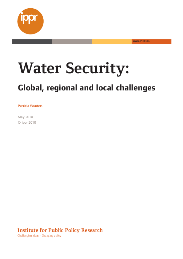 (PDF) Water Security