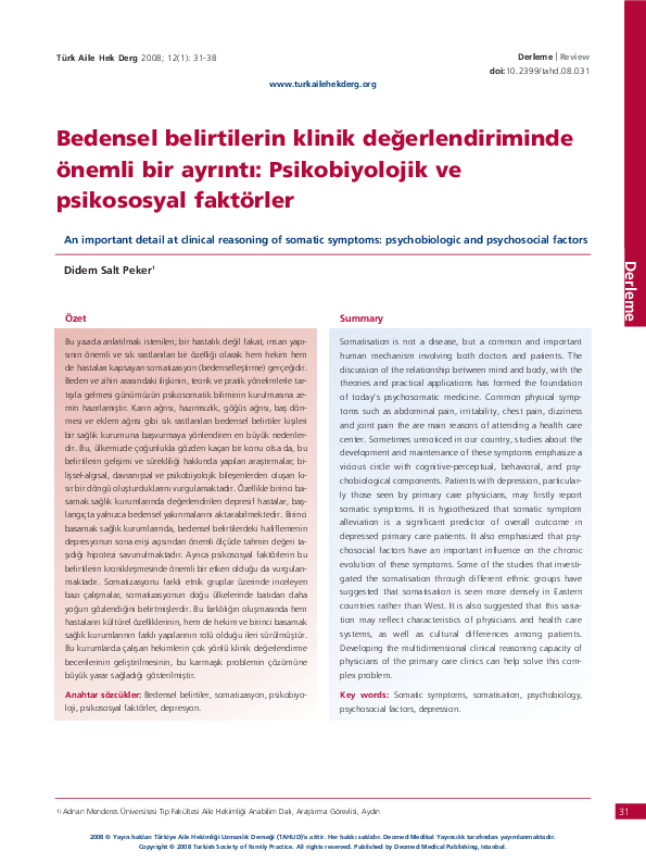 (PDF) An important detail at clinical reasoning of somatic symptoms ...