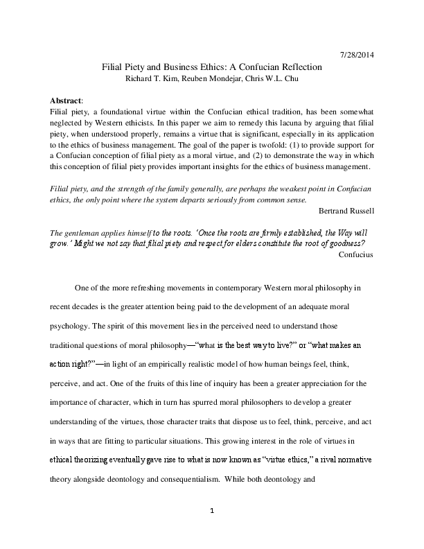 Confucianism benefits image