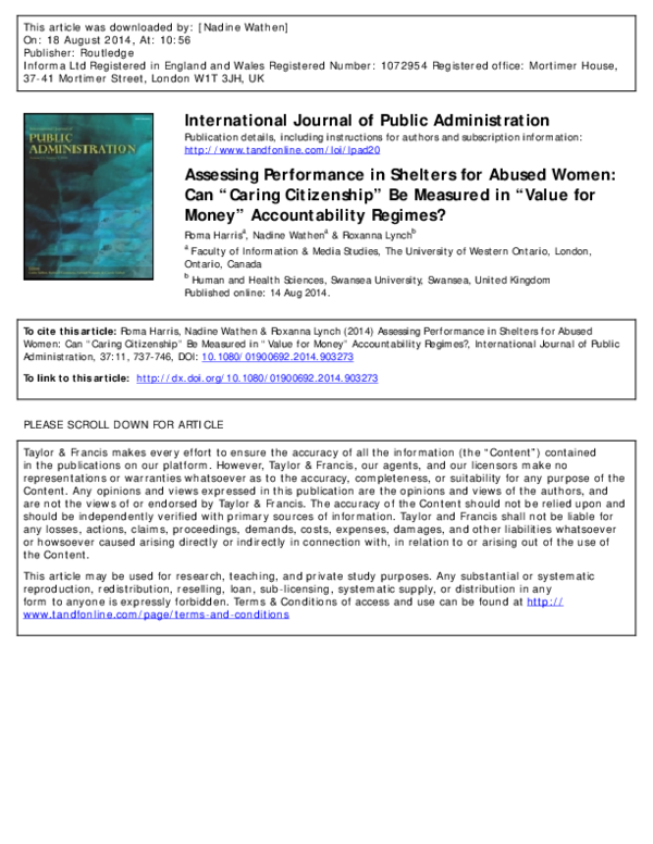 (PDF) International Journal of Public Administration