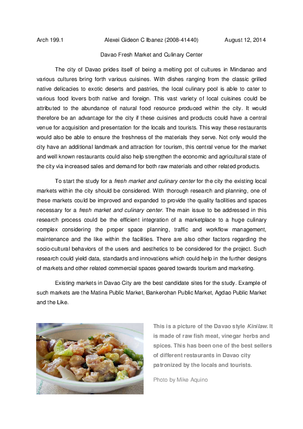 Native delicacies introduction image