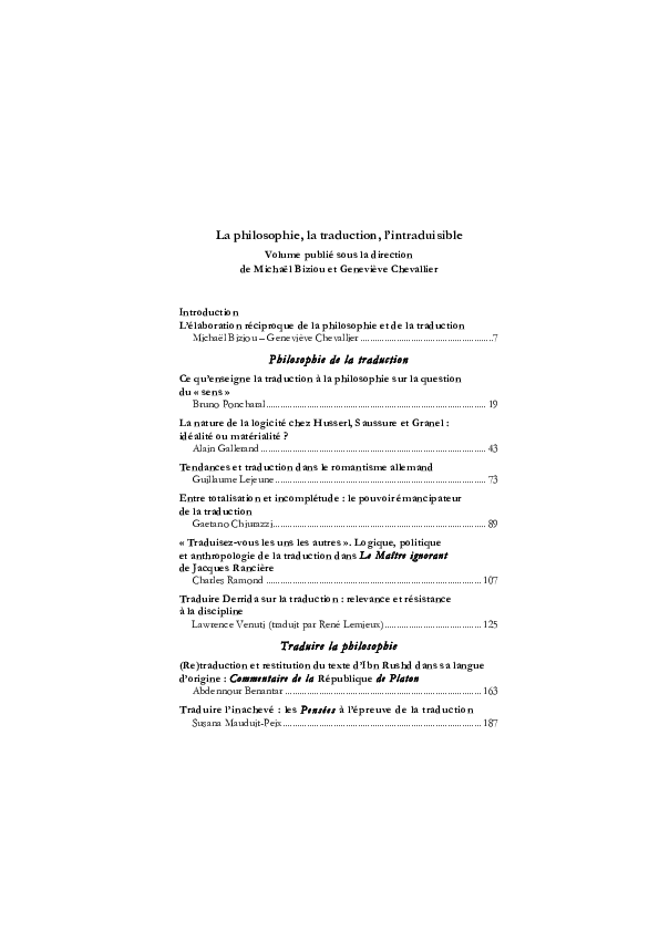 Tendances et Traduction dans le romantisme allemand, Revue Noesis, 2013