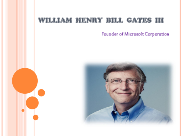 Successful People Bill Gates Online Presentation